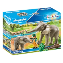 70324 Playmobil Elefantinhengning