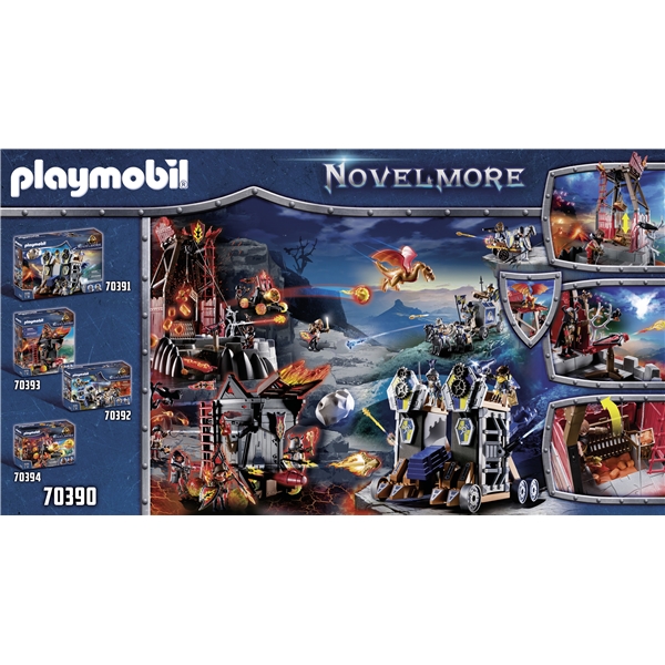 70390 Playmobil Burnham Raiders Lavagruve (Bilde 3 av 9)