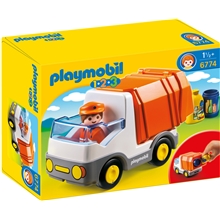 6774 Playmobil 1.2.3 Søppelbil
