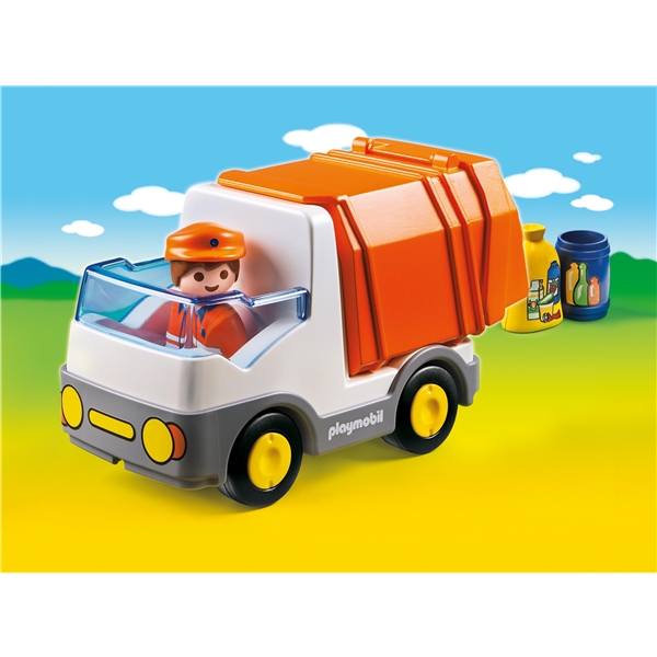 6774 Playmobil 1.2.3 Søppelbil (Bilde 2 av 2)