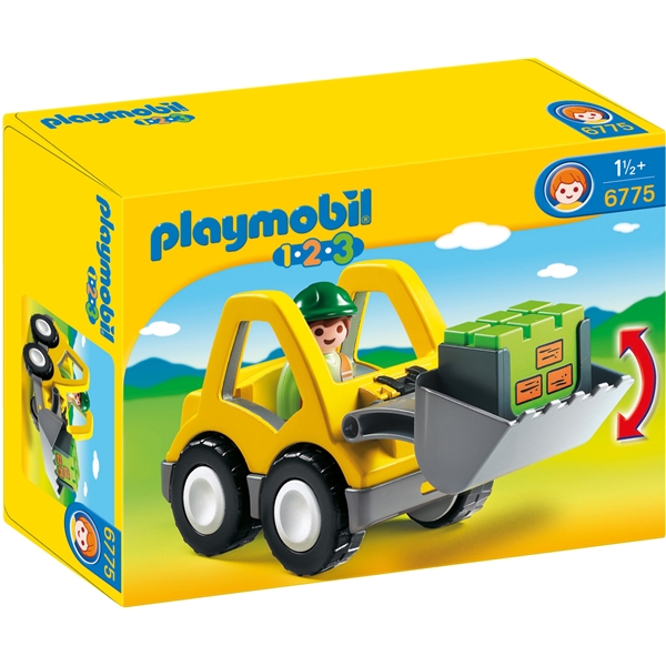 6775 Playmobil 1.2.3 Hjullaster (Bilde 1 av 2)