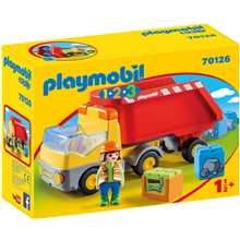 70126 Playmobil 1.2.3 Lastbil med Tippeflak