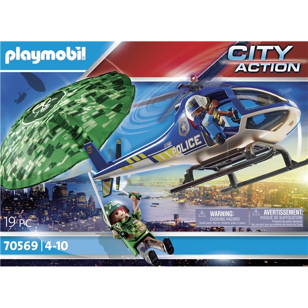 70569 Playmobil Action City Politi Fallskjermjakt (Bilde 4 av 4)