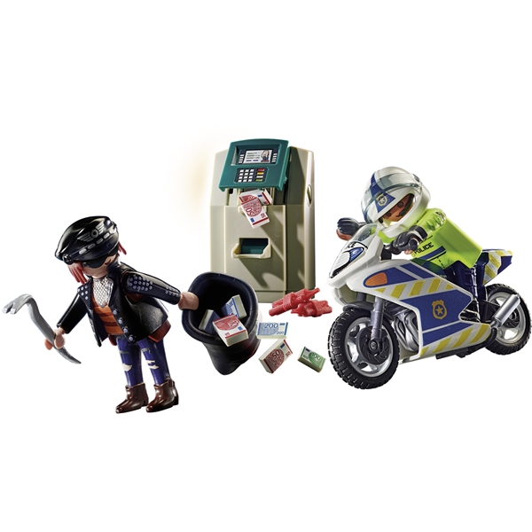 70572 Playmobil City Motorcykel Jakten Mynttyven (Bilde 2 av 4)