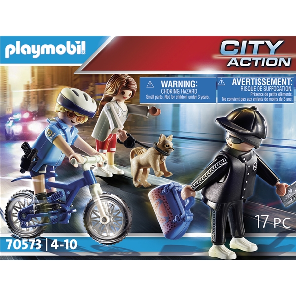 70573 Playmobil City Poliscykel Jakten Vesketyven (Bilde 3 av 4)