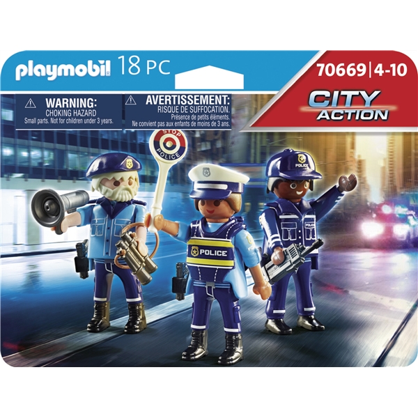 70669 Playmobil City Action Figursett Politi (Bilde 4 av 4)