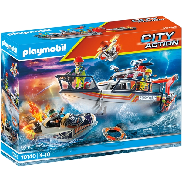 70140 Playmobil City Havsnød: Slokningsinnsats (Bilde 1 av 8)