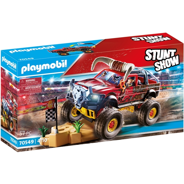 70549 Playmobil Stunt Show monstertruck med Horn (Bilde 1 av 6)