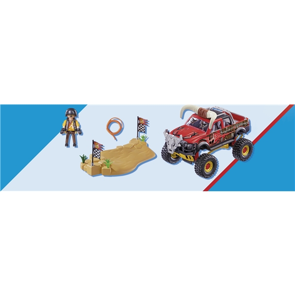 70549 Playmobil Stunt Show monstertruck med Horn (Bilde 3 av 6)