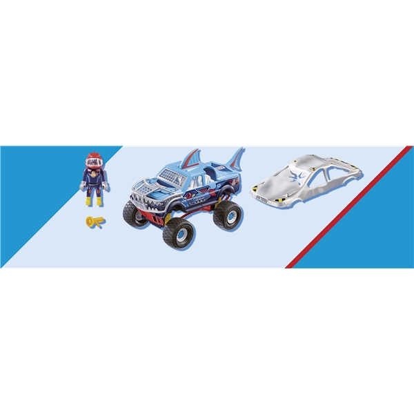 70550 Playmobil Stunt Show Monstertruck Hai (Bilde 3 av 7)