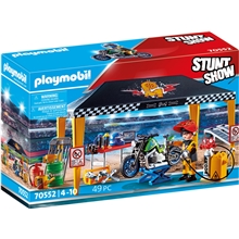 70552 Playmobil Stunt Show Verkstedtelt