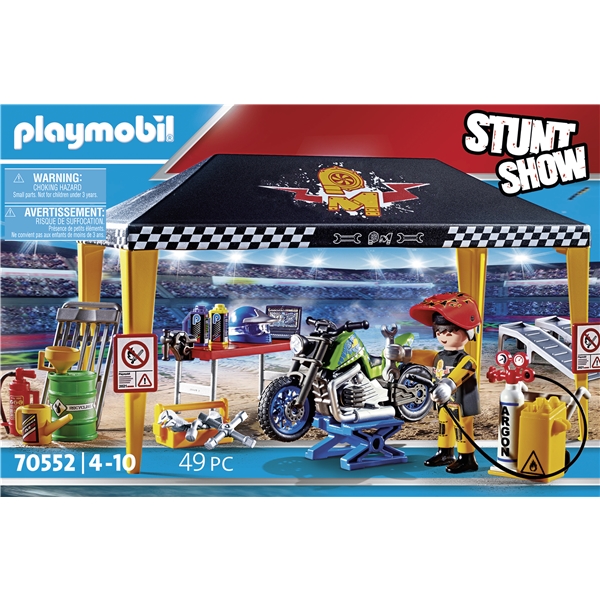70552 Playmobil Stunt Show Verkstedtelt (Bilde 6 av 6)