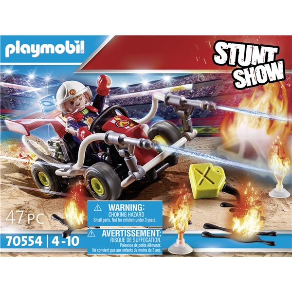 70554 Playmobil Stunt Show Brannbilskart (Bilde 4 av 5)