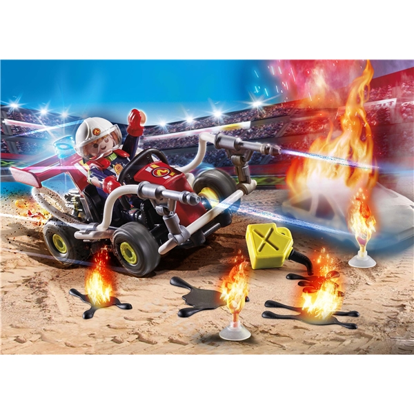 70554 Playmobil Stunt Show Brannbilskart (Bilde 5 av 5)
