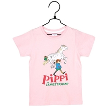 Pippi Langstrømpe T-Shirt Rosa