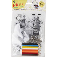 Pippi Nøkkelring Krympeplast