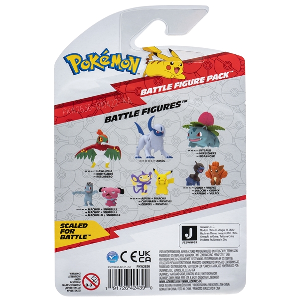 Pokémon Battle Figure (Vulpix & Deino) (Bilde 5 av 5)