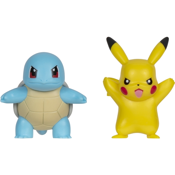 Pokemon Battle Figur 2-p Squirtle & Pikachu (Bilde 2 av 4)