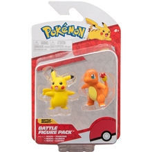 Pokemon Battle Figur 2-p Charmander & Pikachu