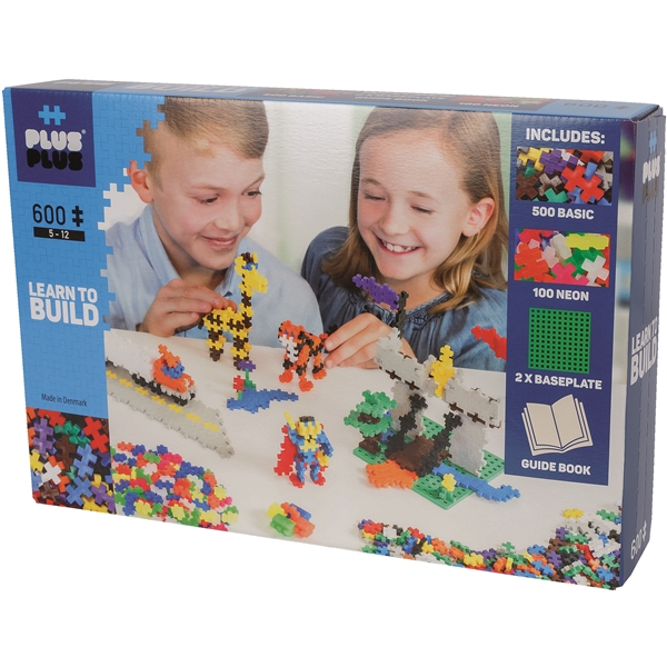 Plus Plus Learn to Build Basic 600 Deler (Bilde 1 av 2)