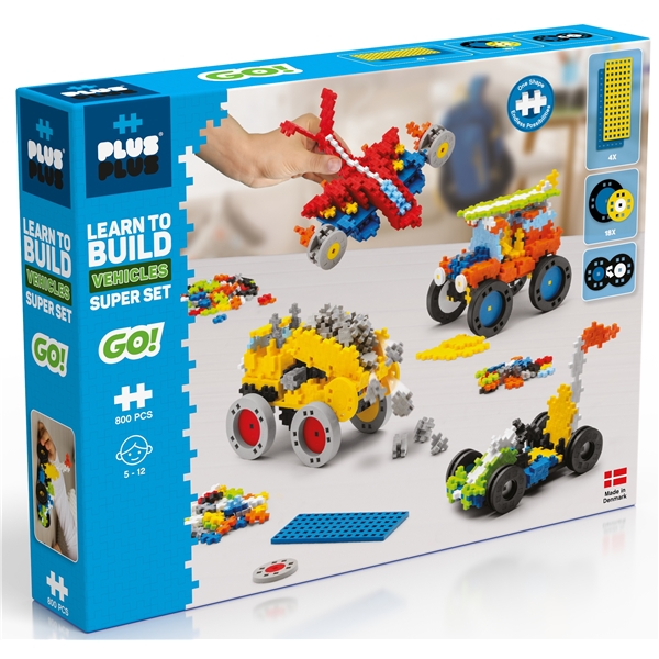 Plus-Plus Learn To Build Vehicles Super Set (Bilde 1 av 6)