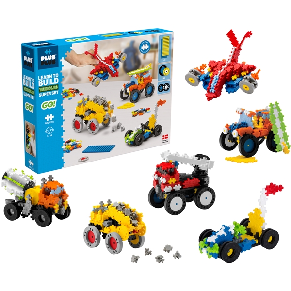 Plus-Plus Learn To Build Vehicles Super Set (Bilde 2 av 6)