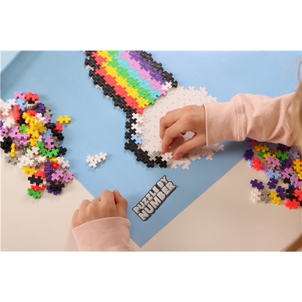 Plus-Plus Puzzle By Number Rainbow 500 Deler (Bilde 3 av 6)