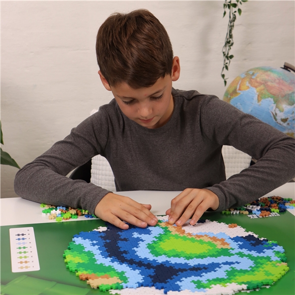 Plus-Plus Puzzle By Number Earth 800 Deler (Bilde 3 av 5)