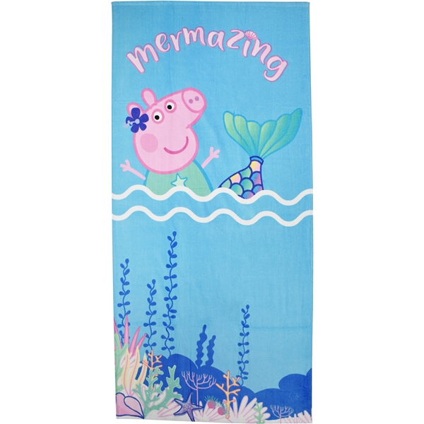 Peppa Pig badehåndkle Blue Mermazing