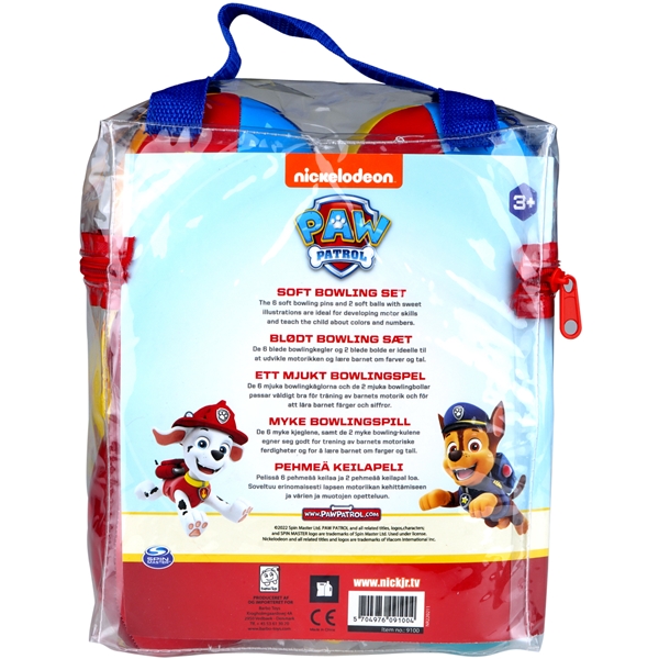 Paw Patrol mykt bowlingsett (Bilde 3 av 3)