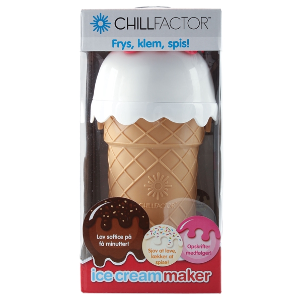 Chillfactor Ice Cream Maker Rød (Bilde 3 av 3)