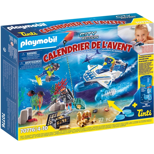 70776 Playmobil Adventskalender Badende Politi (Bilde 1 av 4)