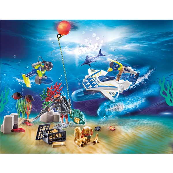 70776 Playmobil Adventskalender Badende Politi (Bilde 2 av 4)