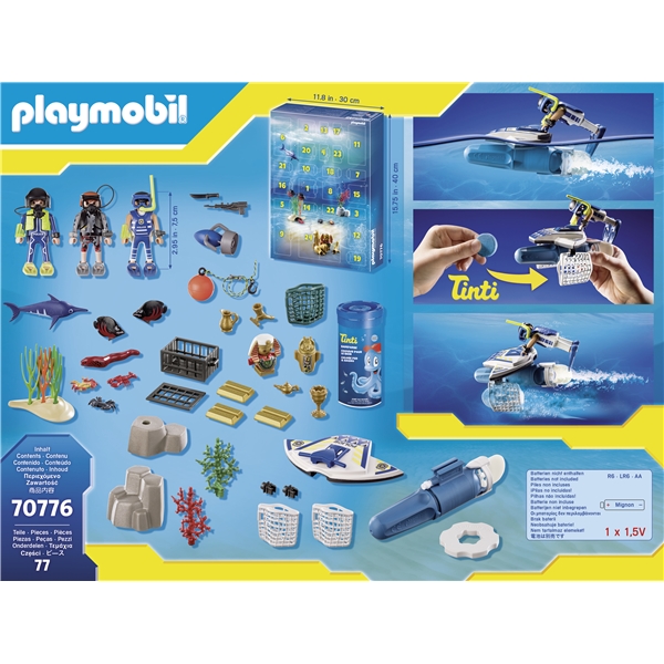 70776 Playmobil Adventskalender Badende Politi (Bilde 4 av 4)