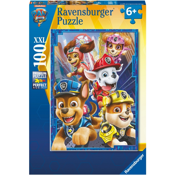 Puslespill XXL 100 Deler Paw Patrol Movie (Bilde 1 av 2)