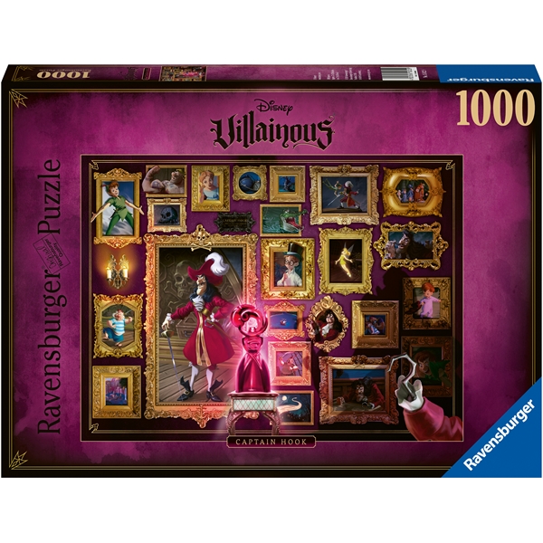 Puslespill 1000 Deler Villainous: Captain Hook (Bilde 1 av 5)