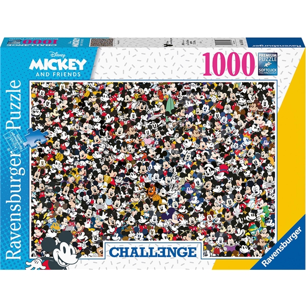 Puslespill 1000 Deler Mickey Challenge (Bilde 1 av 2)