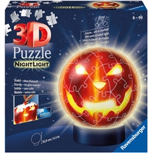 Puslespill 72 Deler 3D Puzzle-Ball Pumpkin Light