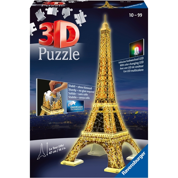 Puslespill 3D Eiffel Tower N.Edition (Bilde 1 av 6)