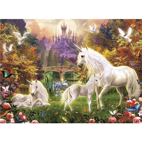 Puslespill 500 Deler Magical Unicorns (Bilde 2 av 2)