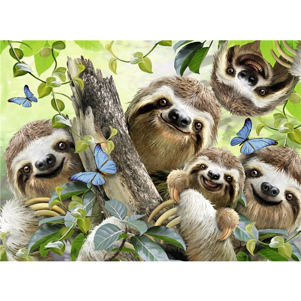 Puslespill 500 Deler Sloth Selfie (Bilde 2 av 2)