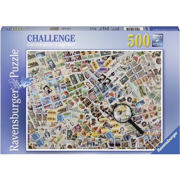 Puslespill 500 Deler Stamps Challenge (Bilde 1 av 2)