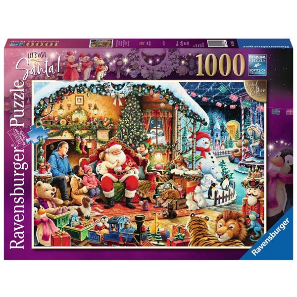 Puslespill 1000 Deler Let's Visit Santa! (Bilde 1 av 2)