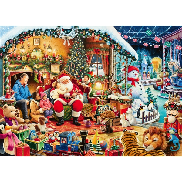 Puslespill 1000 Deler Let's Visit Santa! (Bilde 2 av 2)