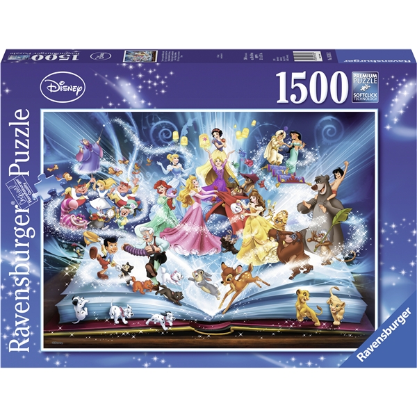 Puslespill 1500 Deler Disney's Magical Storybook (Bilde 1 av 2)