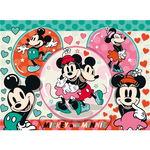 Puslespill XXL 150 Deler Mickey & Minnie (Bilde 2 av 2)