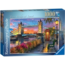 Puslespill 1000 Deler Tower Bridge At Sunset