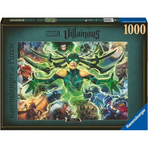 Puslespill 1000 Deler Villainous: Hela (Bilde 1 av 2)