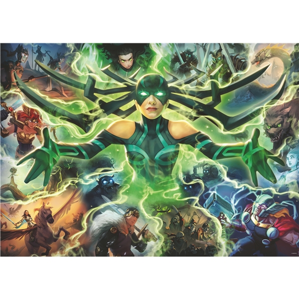 Puslespill 1000 Deler Villainous: Hela (Bilde 2 av 2)