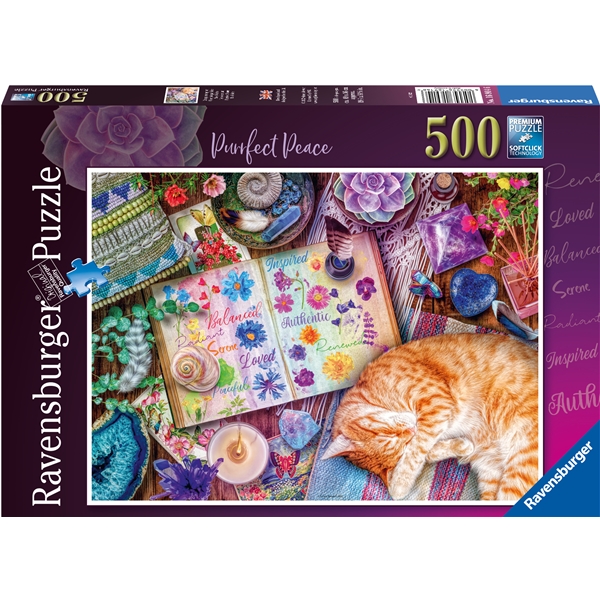 Puslespill 500 Deler Purrfect Peace (Bilde 1 av 2)